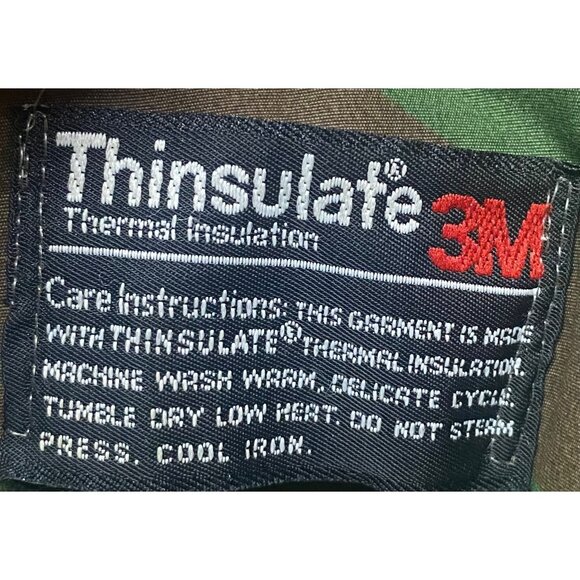 VINTAGE Jones Hat Cap Fitted Mens Camouflage Gore Tex Thinsulate Bucket  90s - Picture 7 of 8